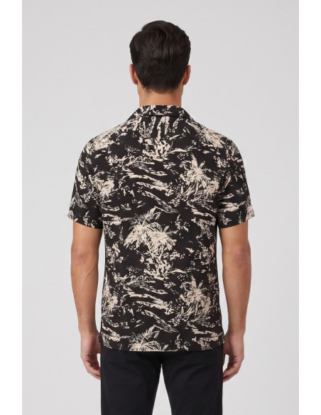 Markup camicia in viscosa con collo riviera MK693053 [33992783]