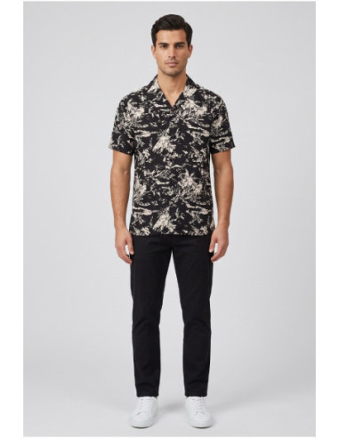 Markup camicia in viscosa con collo riviera MK693053 [8484e687]