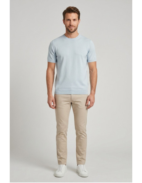 Markup maglia girocollo in cotone MK10004 [0706f5c1]