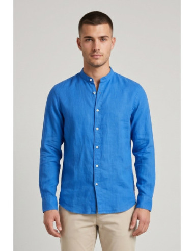 Markup camicia coreana in lino MK13002 [4c894bf3]