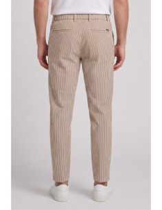 Markup pantalaccio in cotone a righe con pences mk295154 [4421f009] 2