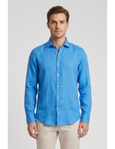 Markup camicia colletto francese in lino MK13003 [348463e8]