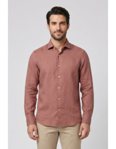 Markup camicia colletto francese in lino MK13003 [a98af8da]