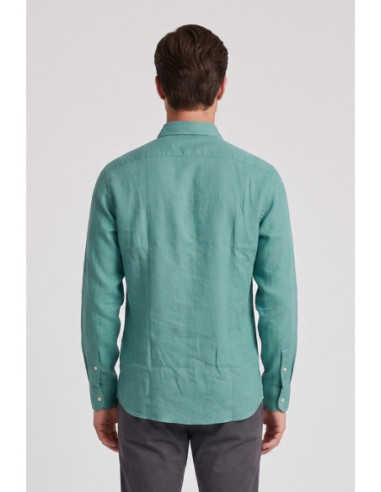 Markup camicia colletto francese in lino MK13003 [d39a4fc4]