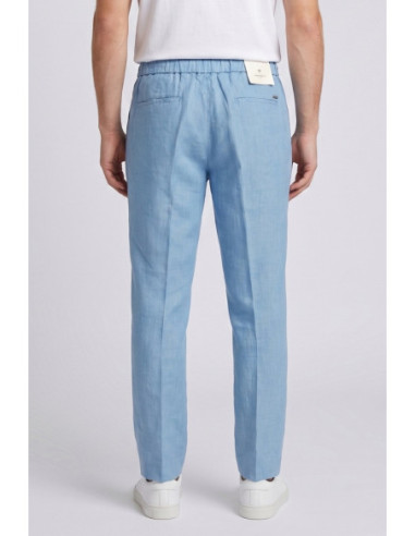 Markup pantalone con laccio in lino MK15109 [552eb9d0]