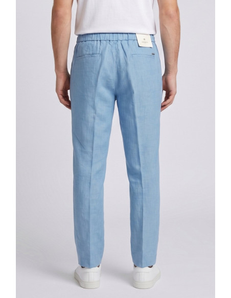 Markup pantalone con laccio in lino MK15109 [552eb9d0]