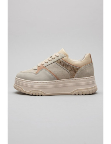 Janet&Janet sneaker platform in pelle J-553 [e0437b0f]
