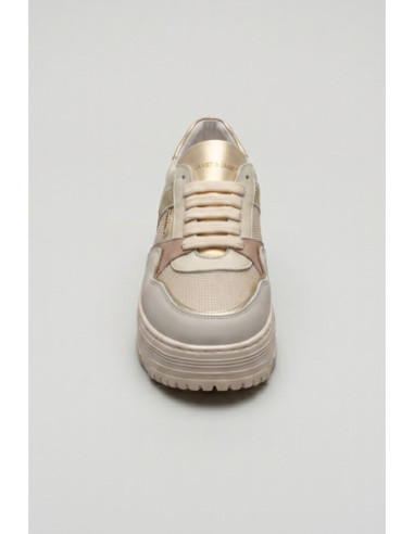 Janet&Janet sneaker platform in pelle J-553 [575eba0b]