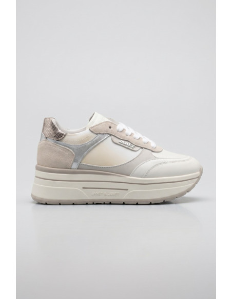 Janet&Janet sneaker platform in pelle J-591 [95a4e726]