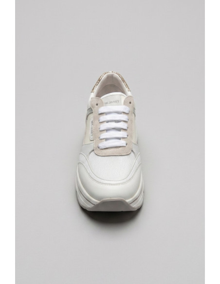 Janet&Janet sneaker platform in pelle J-591 [fb9f652f]