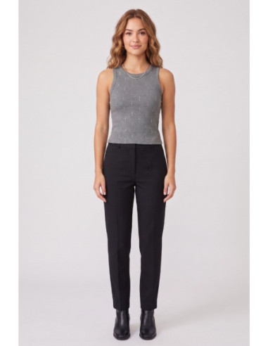 Blash canotta in cotone stretch con dettagli lurex BS1710600 [6db49dbf]