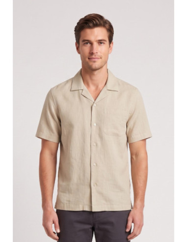 Urban Ring camicia mezza manica in misto lino ur813006 [7d22900e]