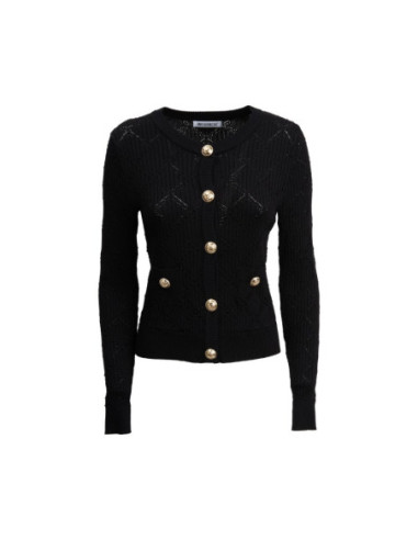 Influencer cardigan girocollo con bottoni oro 03H93722 [63111311]