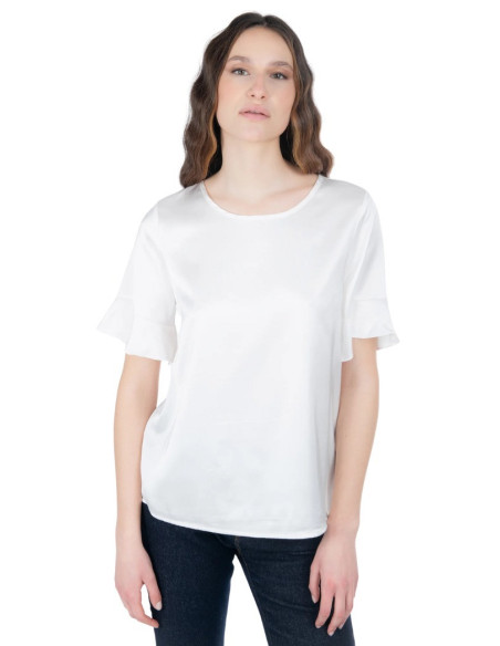 Influencer blusa in raso di viscosa e cotone 03T0023 [b79c8334]