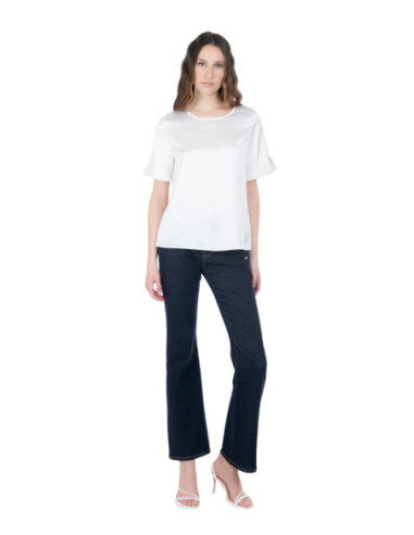 Influencer blusa in raso di viscosa e cotone 03T0023 [dcf74623]