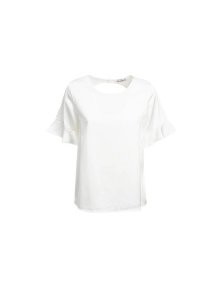 Influencer blusa in raso di viscosa e cotone 03T0023 [6bea8727]