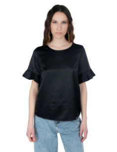 Influencer blusa in raso di viscosa e cotone 03T0023 [9c9e3bb8]