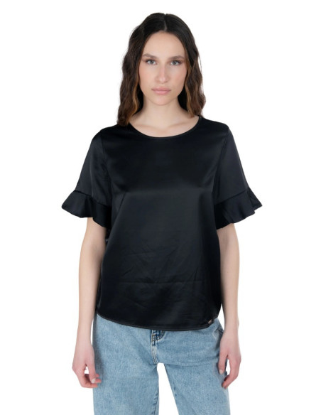 Influencer blusa in raso di viscosa e cotone 03T0023 [9c9e3bb8]