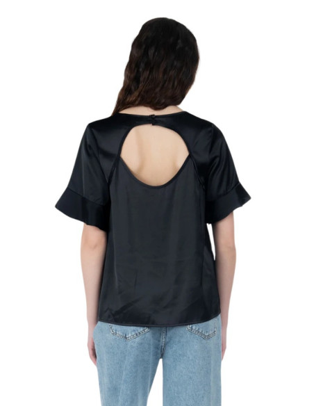 Influencer blusa in raso di viscosa e cotone 03T0023 [f2a5b9b1]