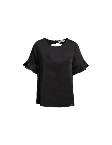 Influencer blusa in raso di viscosa e cotone 03T0023 [40e83fab]