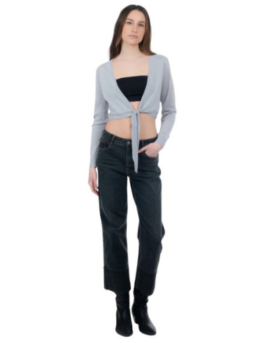 Influencer cardigan corto in misto viscosa 03J7282 [c8a265e6]