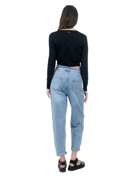 Influencer cardigan corto in misto viscosa 03J7282 [74707896]