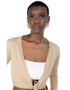 Influencer cardigan corto in misto viscosa 03J7282 [485e165b] 2