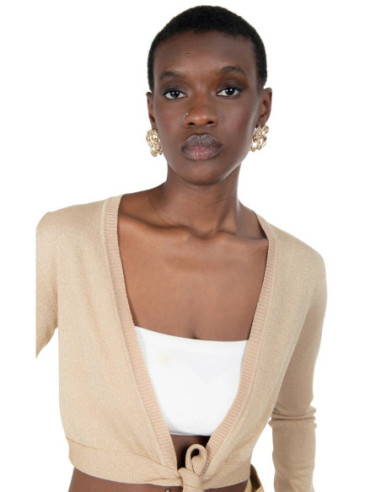 Influencer cardigan corto in misto viscosa 03J7282 [91785556]