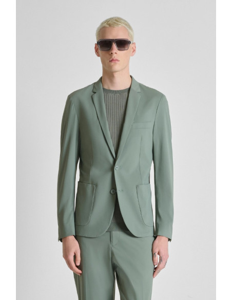 Antony Morato giacca slim in tessuto tecnico bi-stretch Rad MMJS00074-FA600311 [db586652]