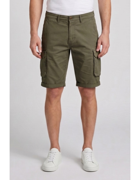 Markup bermuda cargo in cotone twill MK15206 [e345ed64]