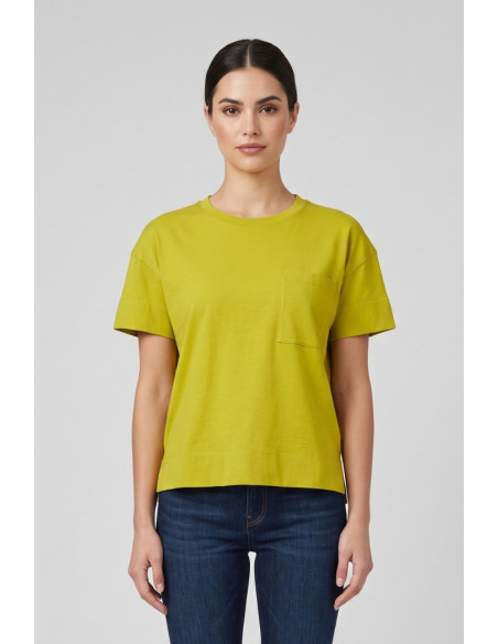Blash t-shirt in cotone con taschino BS1710015 [cfd1ef64]