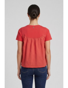 Blash t-shirt in cotone e inserto in mussola BS1710001 [42b592b6] 2