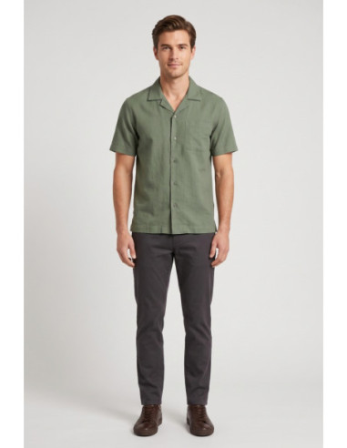 Urban Ring camicia mezza manica in misto lino UR813006 [5eacc6c7]
