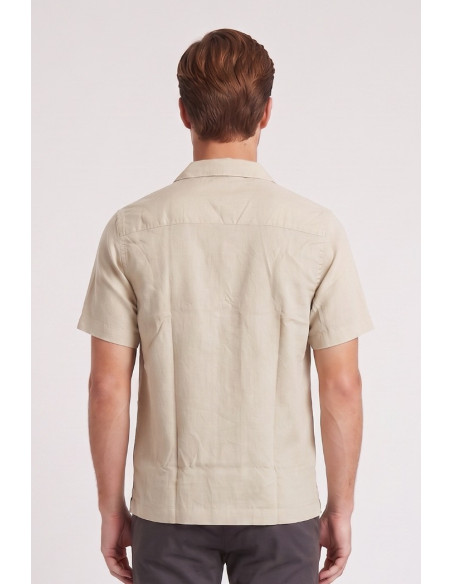 Urban Ring camicia mezza manica in misto lino UR813006 [a404d303]