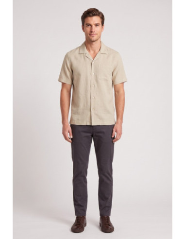 Urban Ring camicia mezza manica in misto lino UR813006 [13191207]