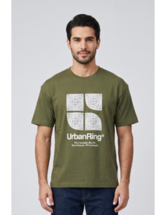 Urban Ring t-shirt in jersey di cotone UR811031 [d04a2e2e]
