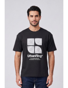 Urban Ring t-shirt in jersey di cotone UR811031 [9a2efe47]