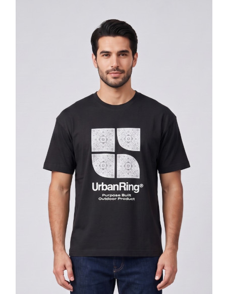 Urban Ring t-shirt in jersey di cotone UR811031 [9a2efe47]