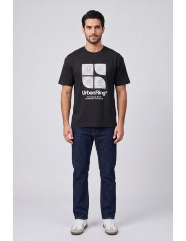 Urban Ring t-shirt in jersey di cotone UR811031 [f1453b50]