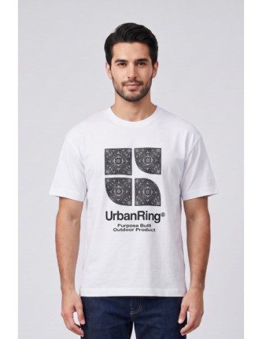 Urban Ring t-shirt in jersey di cotone UR811031 [f34d8d8e]