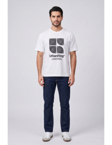 Urban Ring t-shirt in jersey di cotone UR811031 [98264899]