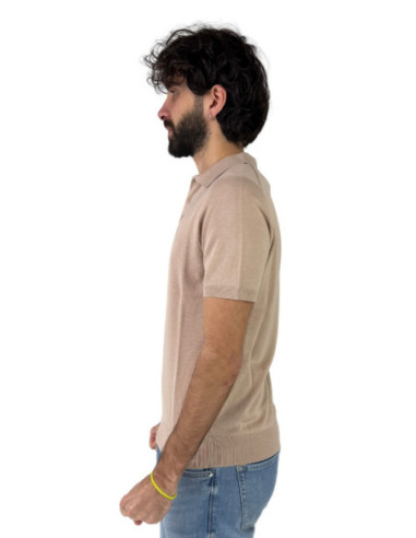 Urban Ring polo in filo con logo ricamato sul petto UR810007 [bf8add5f]