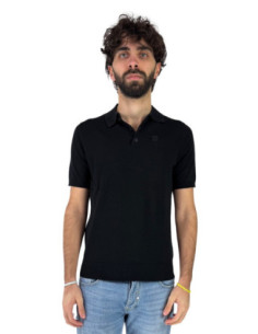 Urban Ring polo in filo con logo ricamato sul petto UR810007 [fa344b02]