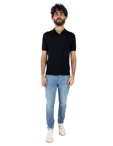 Urban Ring polo in filo con logo ricamato sul petto UR810007 [915f8e15]