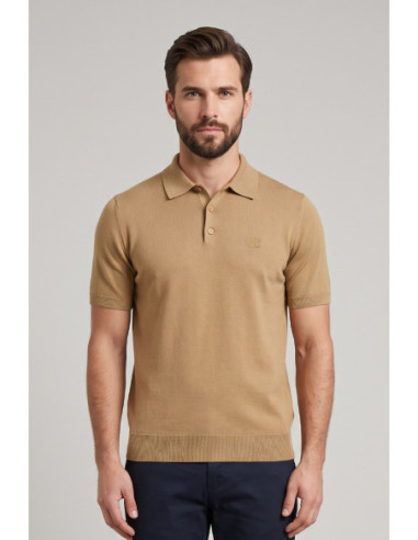 Urban Ring polo in filo con logo ricamato sul petto UR810007 [fde54fab]