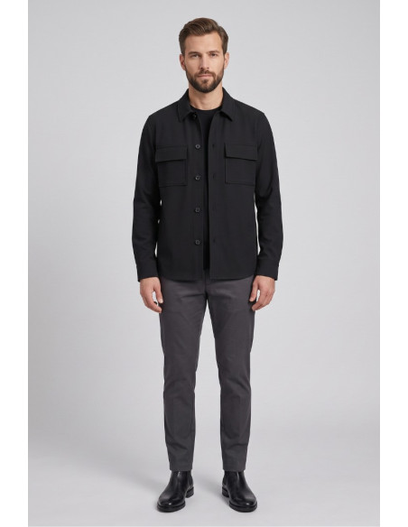 Moro camicia in poliviscosa stretch MEG611 [9a31091e]