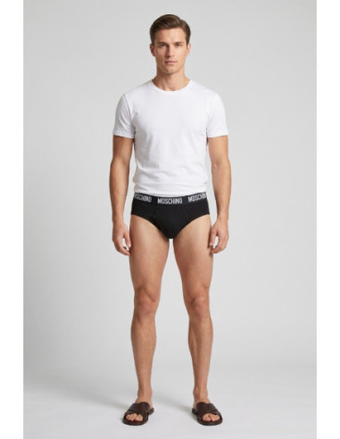 Moschino slip bi-pack supima cotton stretch V1A1388-4301 [e2628367]