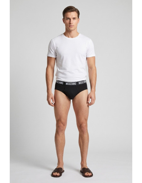 Moschino slip bi-pack supima cotton stretch V1A1388-4301 [e2628367]