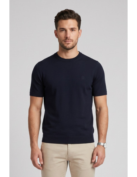 Urban Ring maglia girocollo mezza manica in cotone UR810005 [ca4ff877]