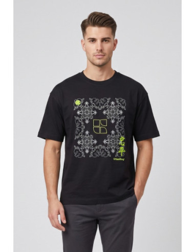 Urban Ring t-shirt in jersey di cotone con stampa UR811025 [02167630]